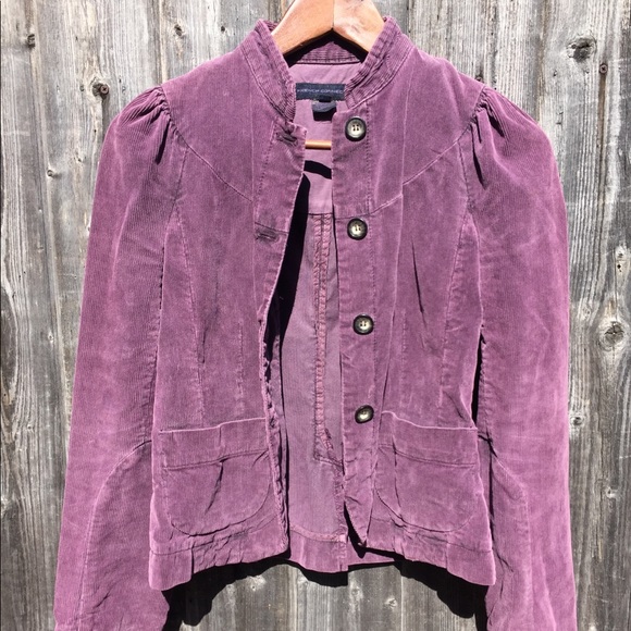 corduroy jacket purple
